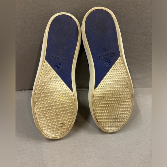 Rothy’s gray camo slide on sneakers washable stretchy women’s size 7 - Picture 5 of 5